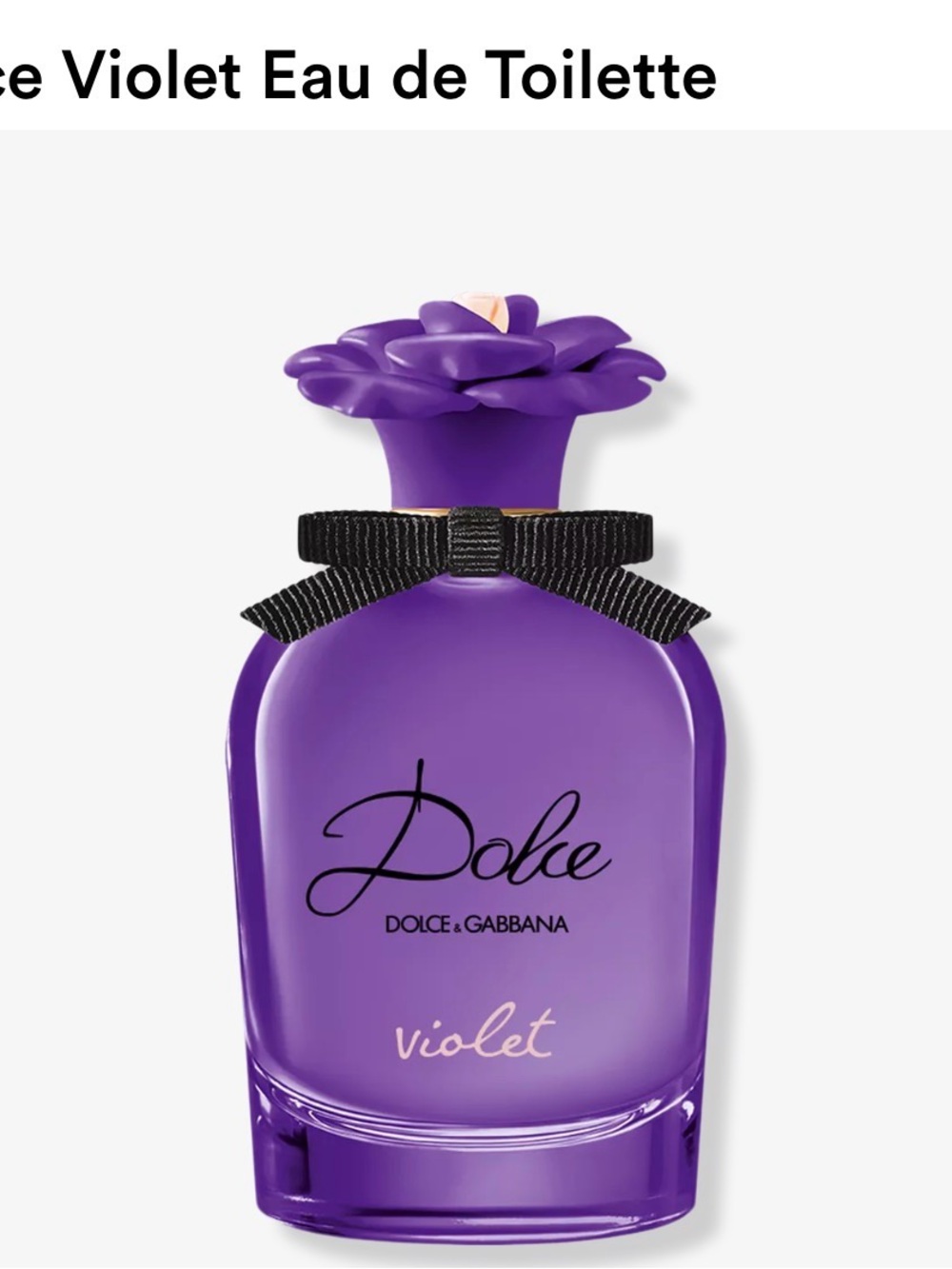 Dolce & Gabbana Violet Women’s Eau de Parfum - Purple